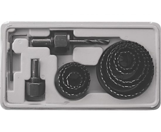 Набор круговых пил (11 предметов; 19-64 мм) MOS 36732М 