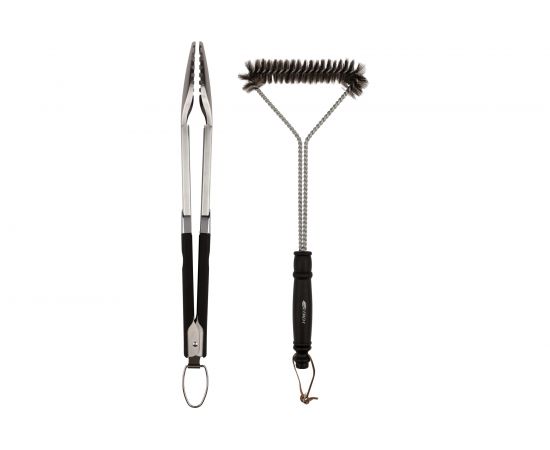 Набор: щипцы и щетка для барбекю и гриля СОКОЛ Комфорт 62-0049 
