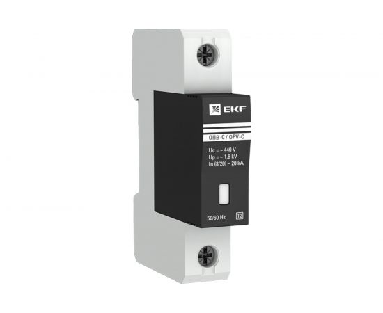 Импульсный ограничитель перенапряжения EKF ОПВ-D 1п 5кА 230В opv-d1 