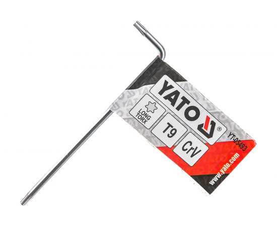 Ключ TORX, длинный YATO T9 YT-05493 
