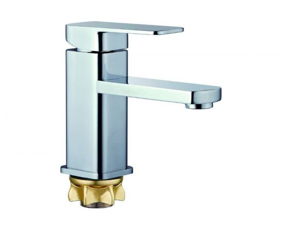 Смеситель для раковины G-lauf с монолитным изливом, хром NEB1-A123 