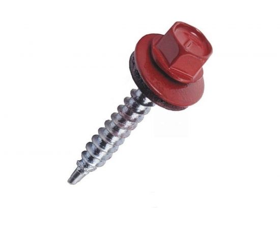 Кровельный саморез Kenner 5,5х25 RAL3005 красное вино 250шт ск55253005ф 