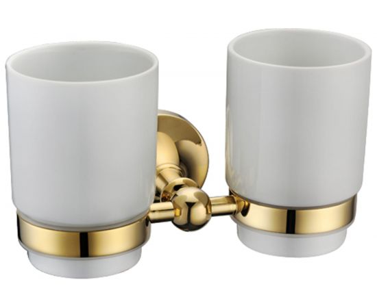 Подвесной стакан MELANA двойной золото 821011 