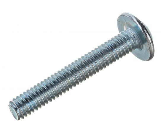 Винт ZAMETAL М4х25 с полусфер. гол. и прессш., DIN 967, оц., 1000 шт ZA514097 