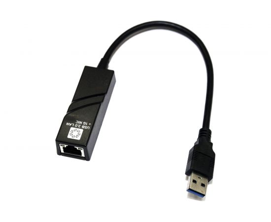 Сетевая карта 5bites USB3.0, RJ45 1гигабит, 10см UA3-45-01BK 
