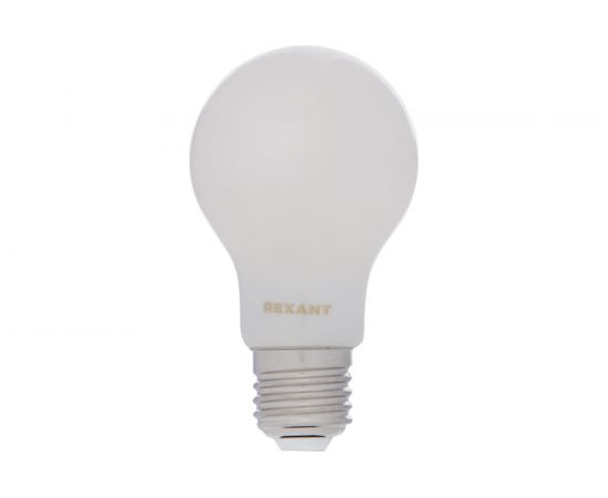 Филаментная лампа REXANT Груша A60 11.5 Вт 4000K E27 матовая колба 604-079 