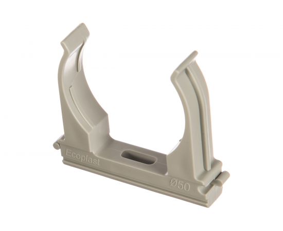 Держатель-клипса для труб Экопласт CF50G D50 мм, 10 шт 41750-10 