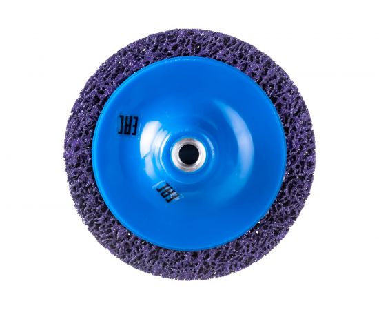 Круг для снятия ржавчины на резьбе фиолетовый (150 мм; M14) Русский Мастер РМ-90504 