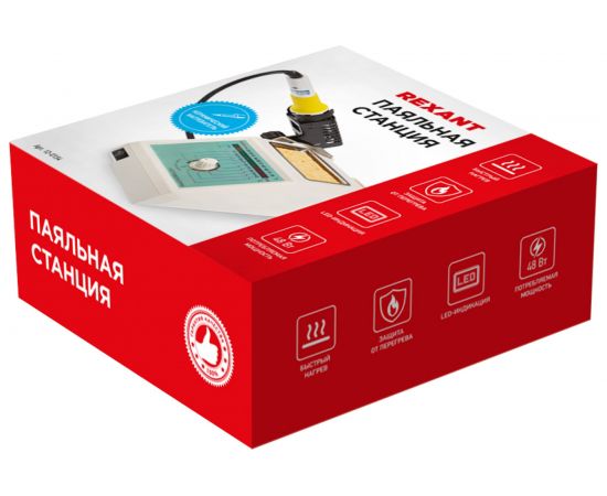 Паяльная станция с разрывом 150-420С 220В 48Вт REXANT ZD-929B JTL-02 12-0154 – изображение 14