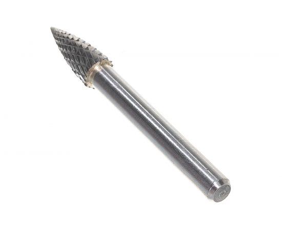 Борфреза гиперболическая с заостренным концом (8х20х6х65 мм; ВК8; G08; 20Х06) ИНСТУЛС 00001337679 – изображение 2