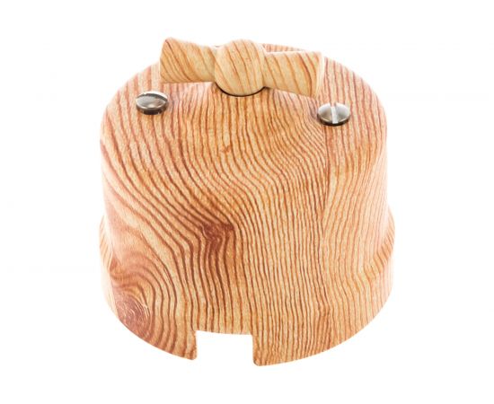 Проходной выключатель Electraline на одно положение, Карельская сосна В1-201-13 – изображение 2