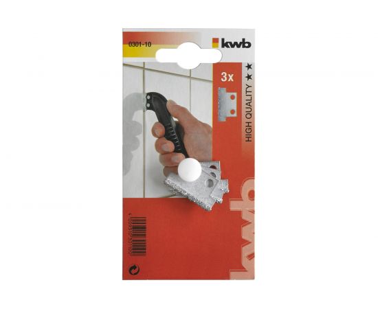 Лезвие (3 шт; 27 мм) для ножа 0301-00 KWB 0301-10 – изображение 2