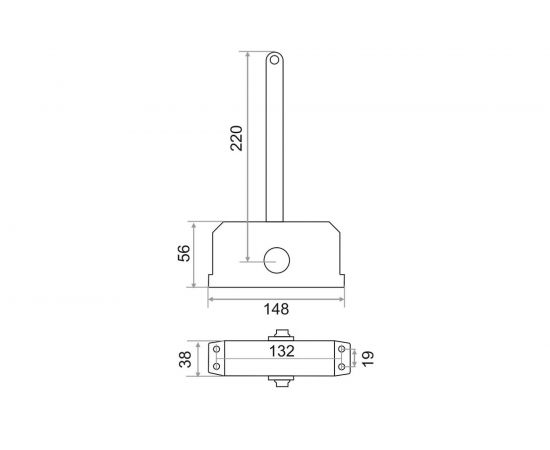 Дверной доводчик Trodos TD-60 серебро 272006 – изображение 2