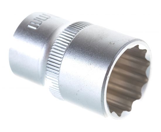 Головка торцевая 12-ти гранная, 19 мм, 1/2"" АвтоDело 39789 15381 – изображение 2