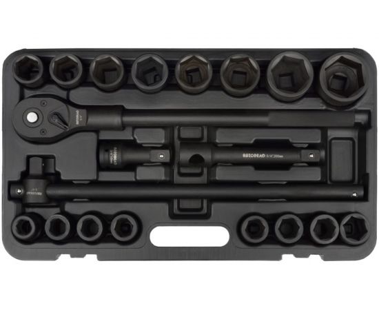 Набор ударных головок (19-50 мм; 3/4""; 20 предметов) АвтоDело 39830 – изображение 3