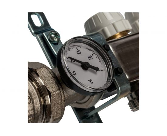 Коллектор из нержавеющей стали в сборе с расходомерами STOUT 7 выходов SMS 0907 000007 – изображение 3