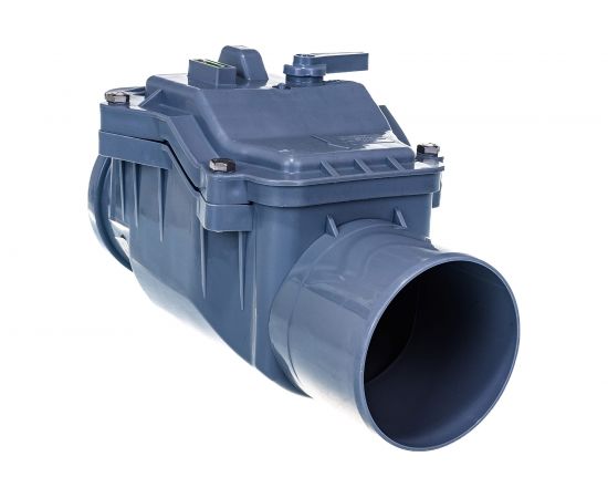 Обратный канализационный клапан RTP 110 мм, серый 11339 – изображение 3