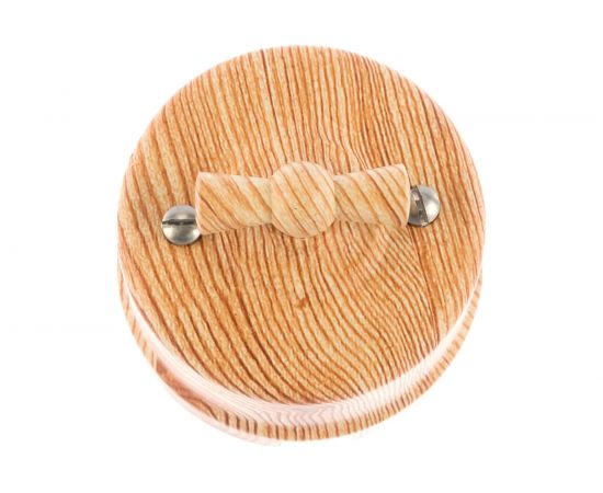 Проходной выключатель Electraline на одно положение, Карельская сосна В1-201-13 – изображение 3