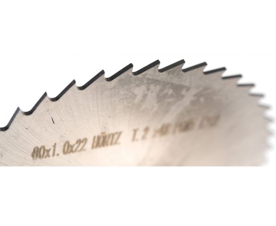 Фреза отрезная (80x1x22 мм; тип 2; z=48; Р6М5) HORTZ 205265 – изображение 3