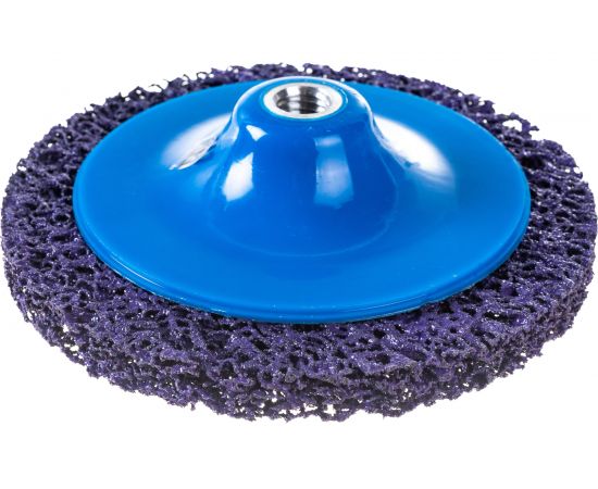 Круг для снятия ржавчины на резьбе фиолетовый (150 мм; M14) Русский Мастер РМ-90504 – изображение 3