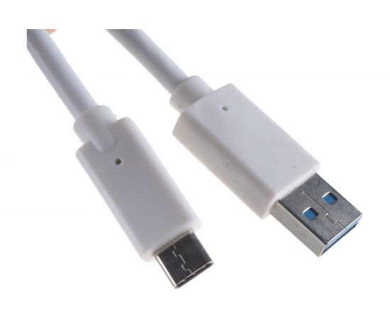 Кабель USB Cablexpert USB 3.0 AM/USB Type-C 1м белый пакет CCP-USB3-AMCM-1M-W – изображение 4