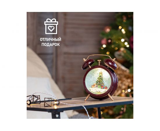 Декоративный светильник NEON-NIGHT Часы с эффектом снегопада 501-162 – изображение 4