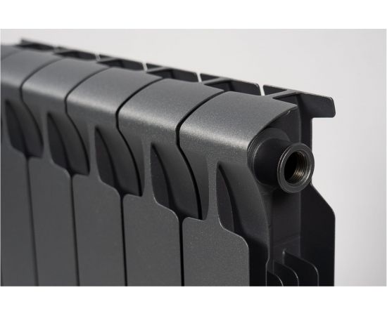 Биметаллический радиатор RIFAR 05 Monolit 500-8, титан RM50083/47012 – изображение 4