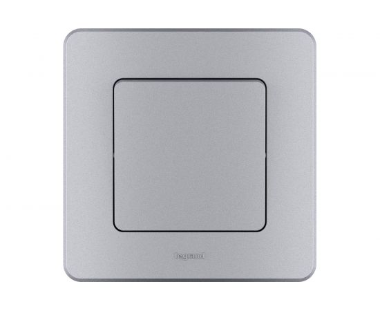 Одноклавишный выключатель Legrand - INSPIRIA - 10 AX - 250 В - алюминий 673602 – изображение 4