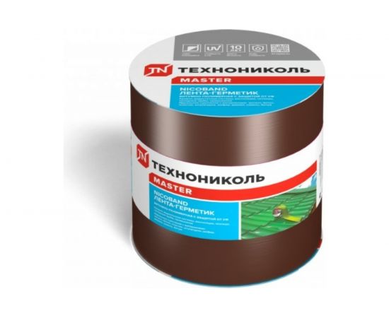 Лента гидроизоляционная Nicoband ГП (10 м х 15 см; коричневый) Технониколь ЦБ770877 