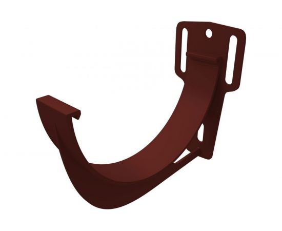 Кр��нштейн желоба GrandLine slider ПВХ, шоколадный RAL 8017 