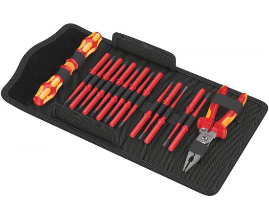 Набор из 14 cменных отверток WERA Kraftform Kompakt VDE 17 extra slim 1 VDE WE-136027 