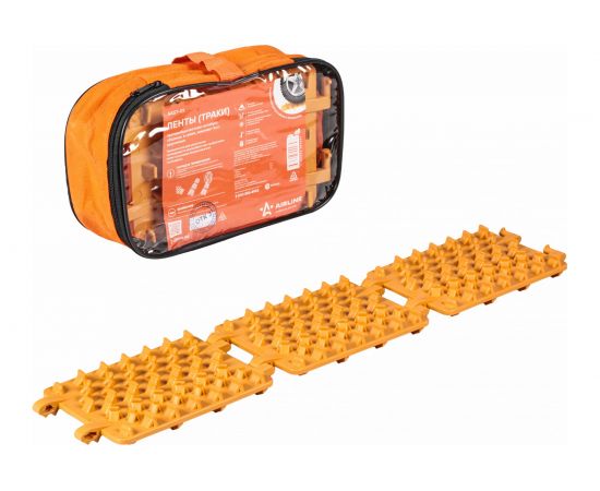 Ленты траки Airline противобуксовочные-антибукс, сборные, в сумке, к-т 3 шт. AAST-01 