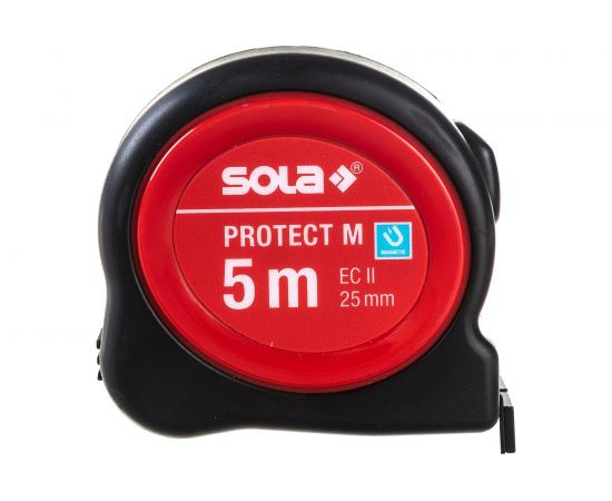 Рулетка SOLA Protect M PE 525, L=5 м, магнитная 50570601 