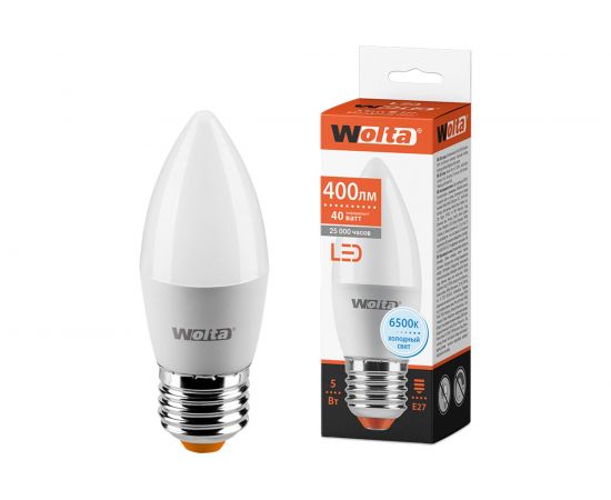 Лампа WOLTA LED 25WC5E27 