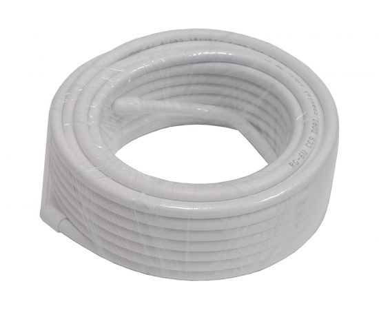 Коаксиальный кабель DORI RG-6 U белый CCA 10м, шт 1126-3 