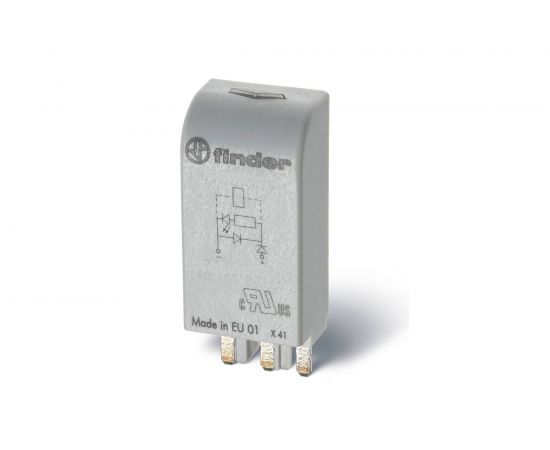 Модуль индикации и защиты Finder Диод, обратная полярность, = 6-220В DC, 9902200000 