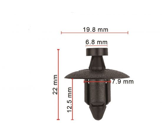 Клипса 10 шт AVERS 3541113-10 