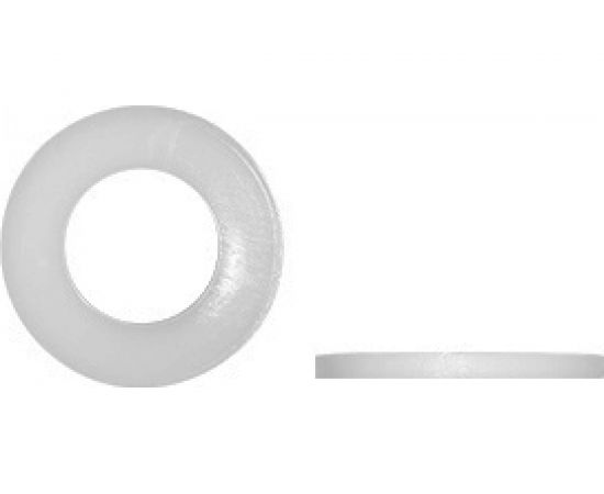 Плоская полиамидная (пластиковая) шайба DINFIX DIN 125А, D10, 50 шт. 00-00001746 