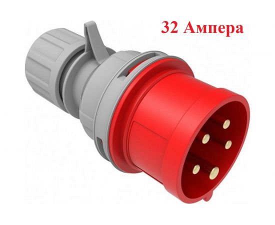 Удлинитель шнур ЭНАРГИТ 380 Вольт, КГ 5х2,5 ГОСТ, 25 метров, 1 розетка 32А, IP 44 КГ525-25-1-44 – изображение 2