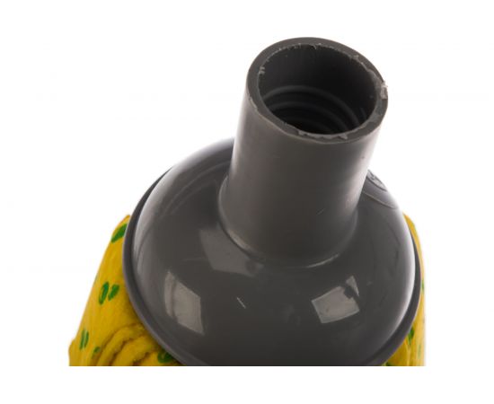 Насадка для швабры CISNE с резьбой ленточная микрофибра жёлтый 100540-01 – изображение 2