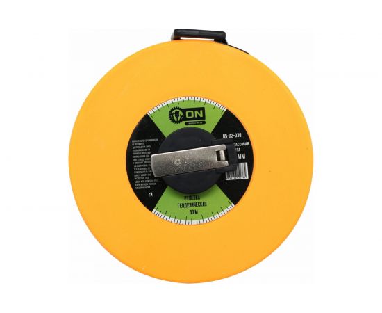 Геодезическая рулетка ON 30м x 12,5мм, фибергласовая лента, закрытый корпус 05-02-030 – изображение 2