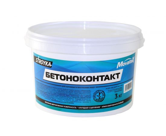 Бетонконтакт Movatex Stroyka 3 кг Т31700 – изображение 2