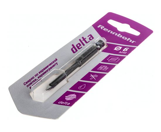 Сверло по керамике Delta 6 мм RENNBOHR 676006 – изображение 2