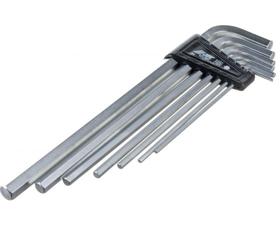 Набор Г-образных шестигранных экстрадлинных ключей 2.5-10мм 7шт JTC 5351 – изображение 2