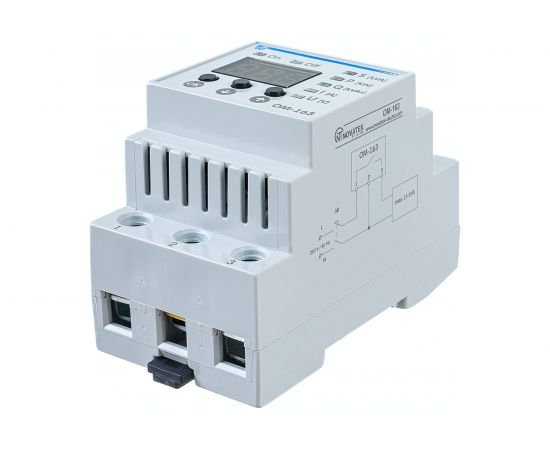 Однофазный ограничитель мощности Новатек-Электро ОМ-163 4325604063 – изображение 3