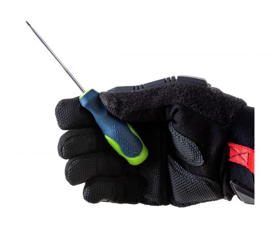 Отвертка, SL3.0 х 80 мм, CrV, 2-х компонентная рукоятка СИБРТЕХ 11855 – изображение 3