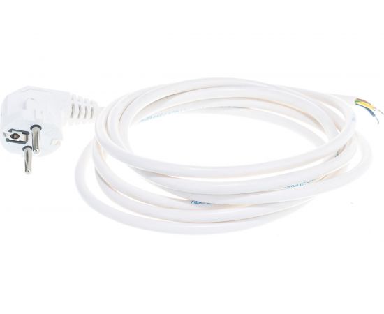 Шнур DORI ПВС 3х0,75 с вилкой 3,0 м белый 41658 – изображение 3