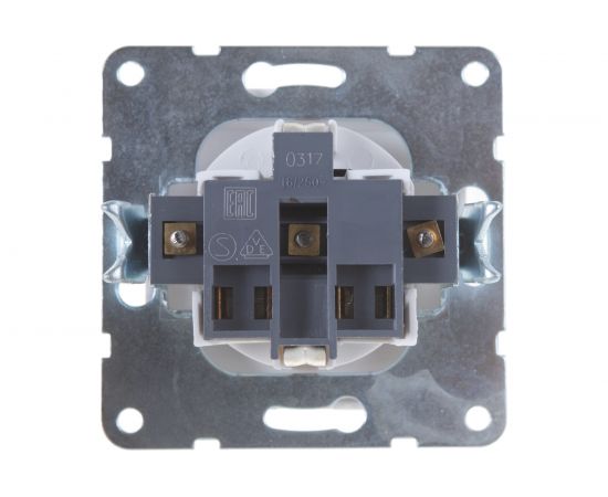 Розетка LK Studio с з/к, шторками и крышкой белый 863404-1 – изображение 3