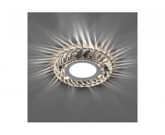 Потолочный светильник FERON 15LED 2835 SMD 4000K, MR16 50W G5.3, прозрачный, CD986 32663 – изображение 3