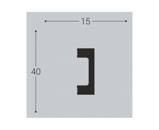 Молдинг bello deco XPS М 18 40x15 мм 00-00104111 – изображение 3